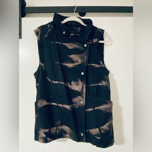 ⚫️ wilfred free ⚫️ linen blend vest - size xs